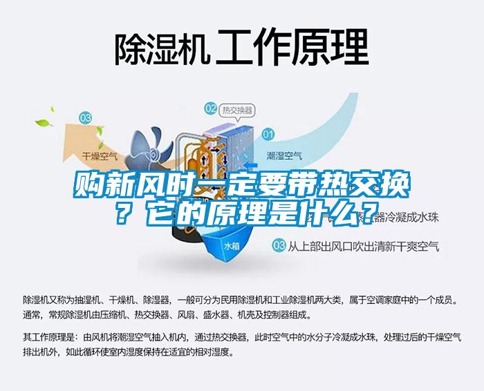 購新風時一定要帶熱交換？它的原理是什么？